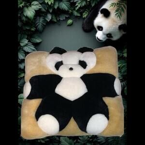 TWIE Panda Plush Sculpted Pillow.  11 x 11".  Adorable.  Perfect for Cuddles!